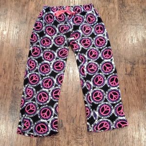 Peace Sign Pajama Pants